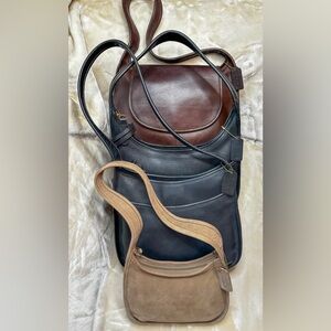 Bundle of 100% Authentic Vintage 4 Ergo Coach Purses (#9033,#9029,# 9047, #4396)